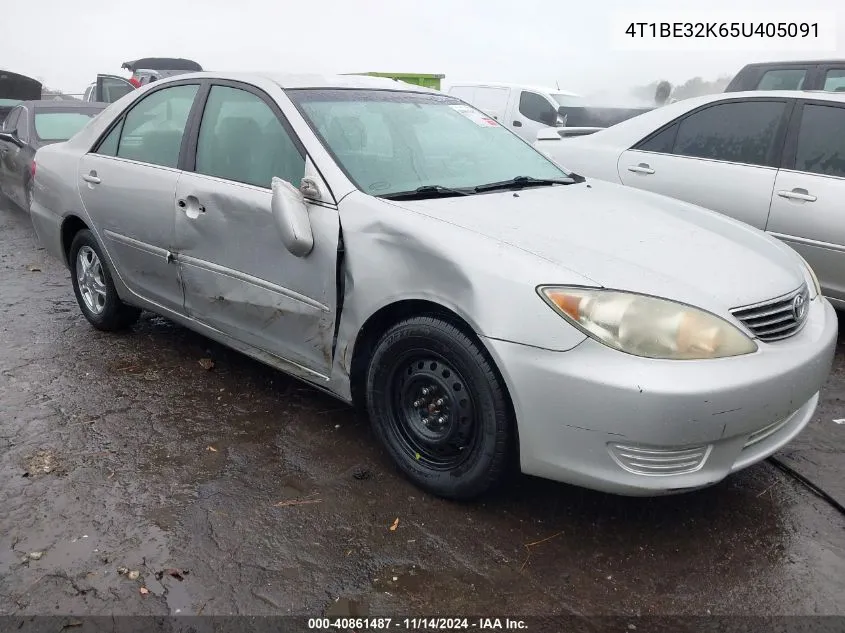 2005 Toyota Camry Le VIN: 4T1BE32K65U405091 Lot: 40861487