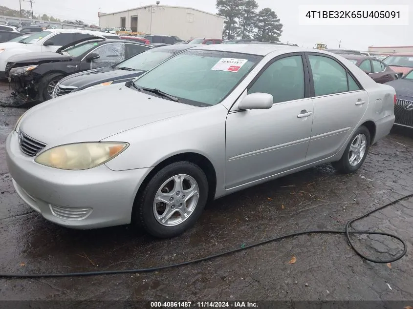 2005 Toyota Camry Le VIN: 4T1BE32K65U405091 Lot: 40861487