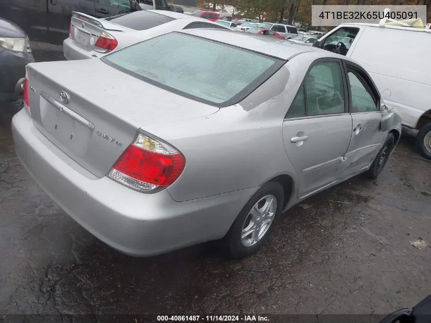 2005 Toyota Camry Le VIN: 4T1BE32K65U405091 Lot: 40861487