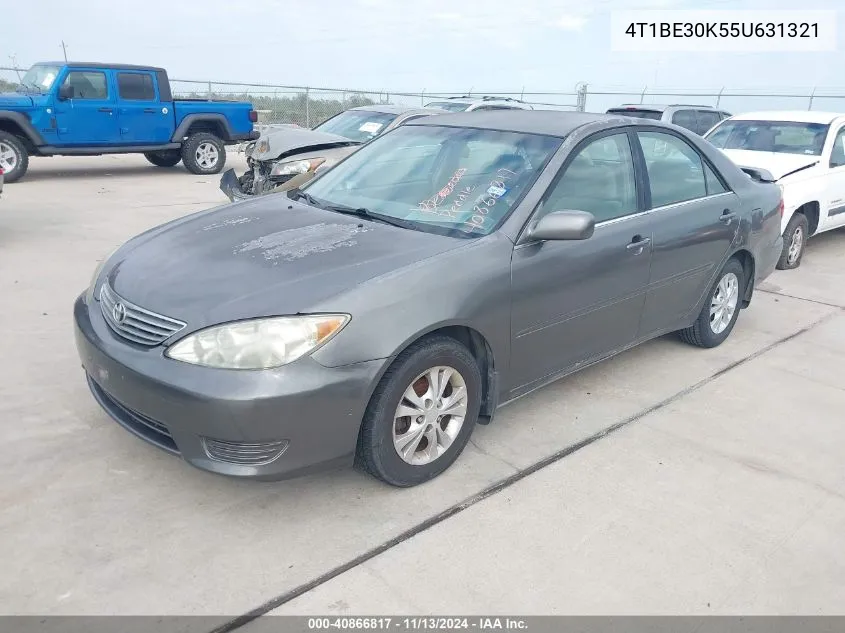 2005 Toyota Camry Le VIN: 4T1BE30K55U631321 Lot: 40866817