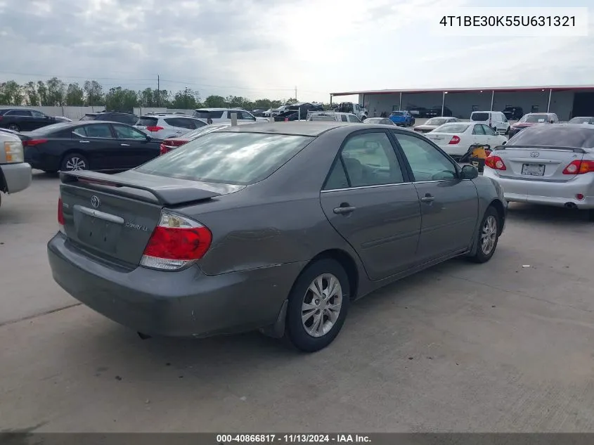 2005 Toyota Camry Le VIN: 4T1BE30K55U631321 Lot: 40866817