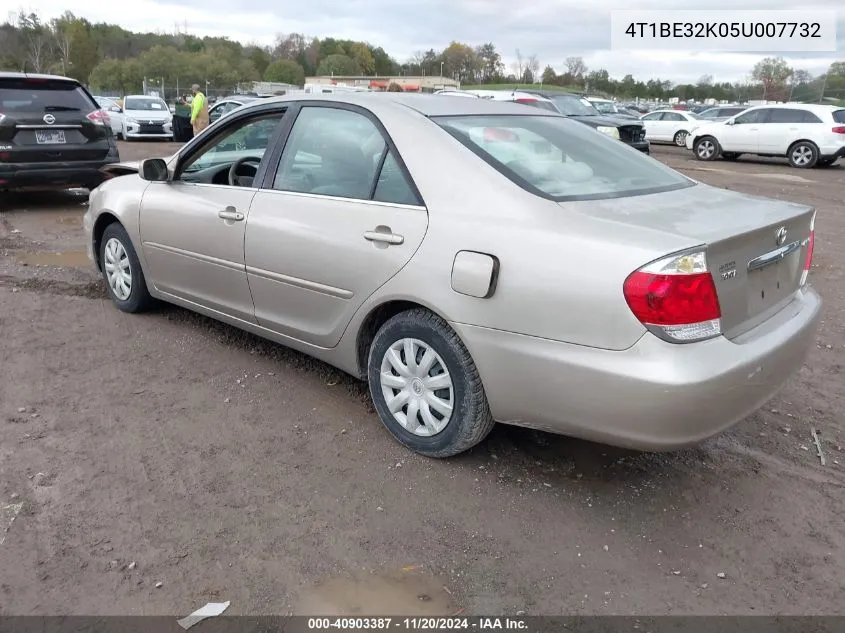 2005 Toyota Camry Le VIN: 4T1BE32K05U007732 Lot: 40903387