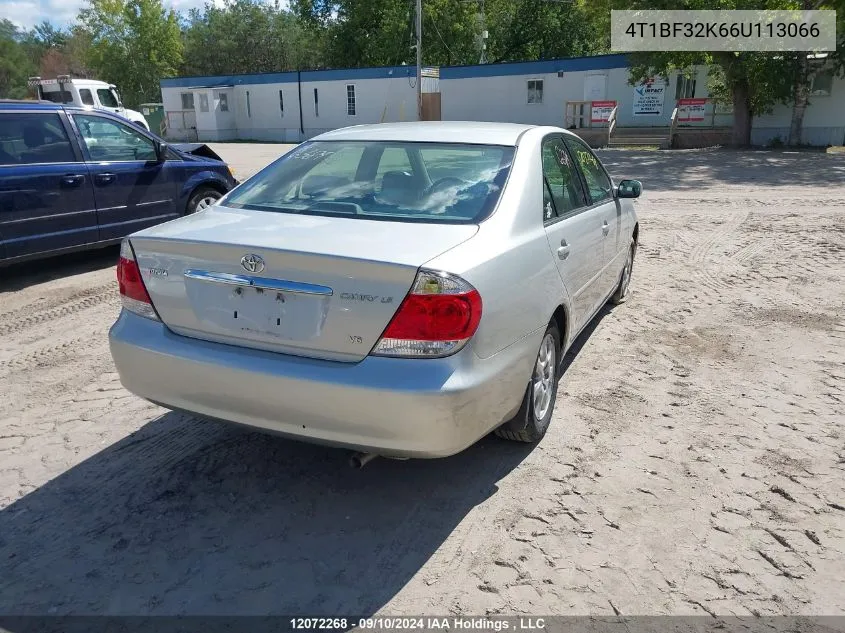 2006 Toyota Camry Le V6/Se V6/Xle V6 VIN: 4T1BF32K66U113066 Lot: 12072268