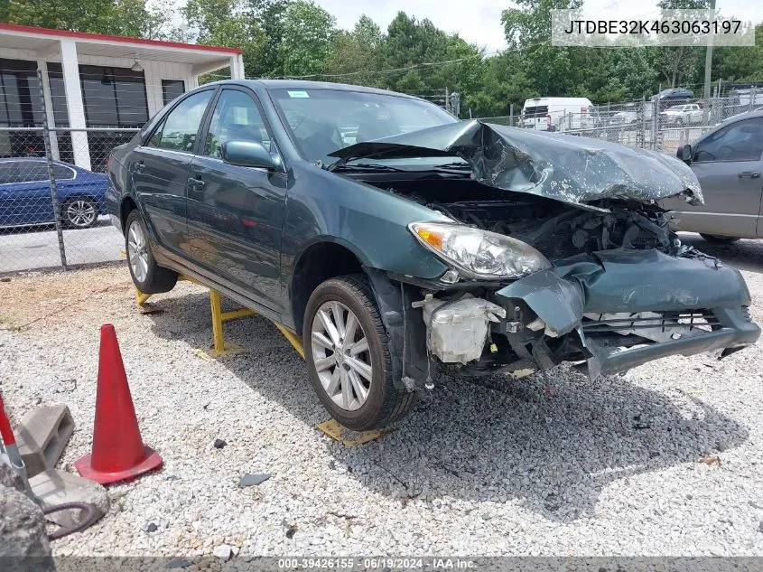 2006 Toyota Camry Le VIN: JTDBE32K463063197 Lot: 39426155