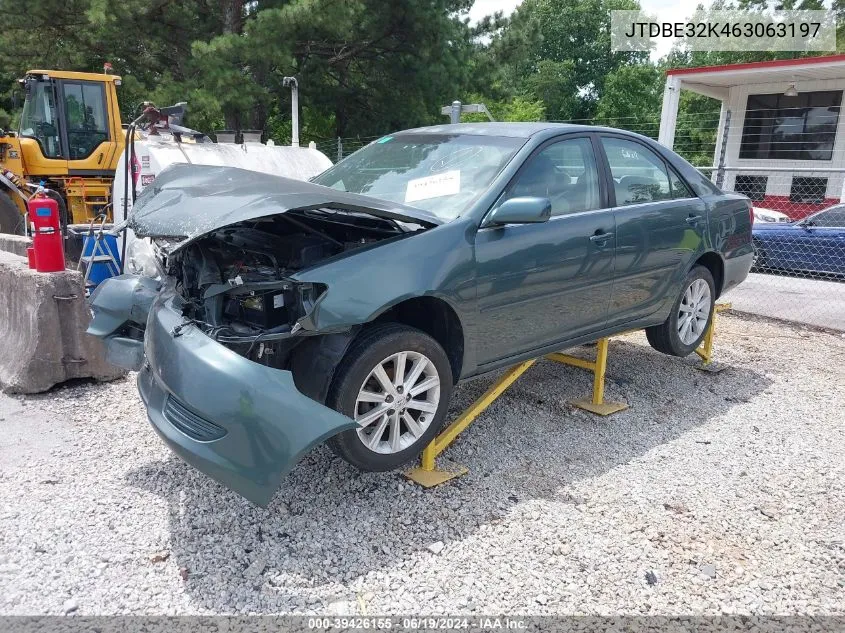 2006 Toyota Camry Le VIN: JTDBE32K463063197 Lot: 39426155