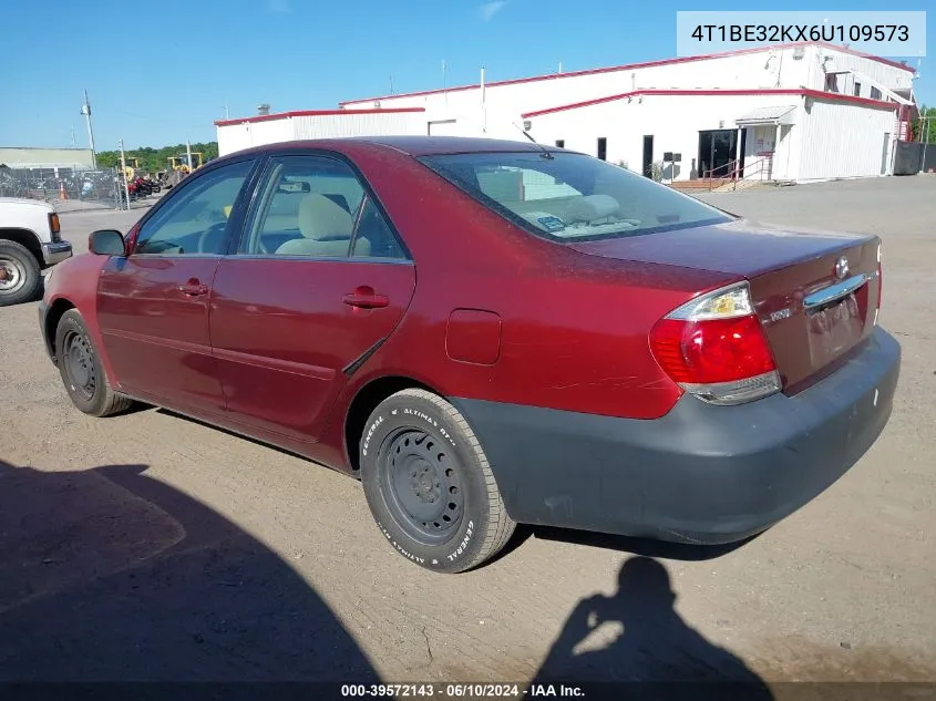 2006 Toyota Camry Le VIN: 4T1BE32KX6U109573 Lot: 39572143