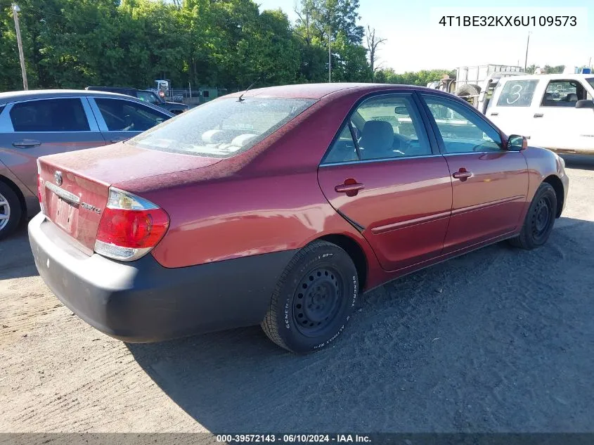 2006 Toyota Camry Le VIN: 4T1BE32KX6U109573 Lot: 39572143