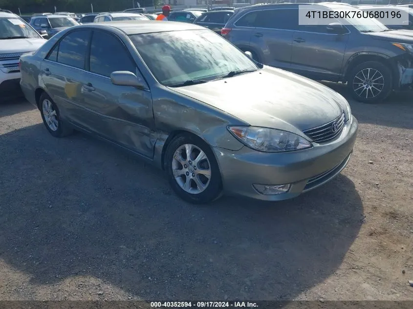 2006 Toyota Camry Xle VIN: 4T1BE30K76U680196 Lot: 40352594