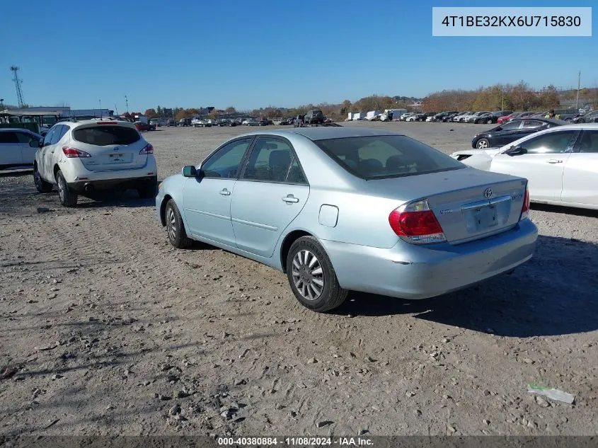 4T1BE32KX6U715830 2006 Toyota Camry Le