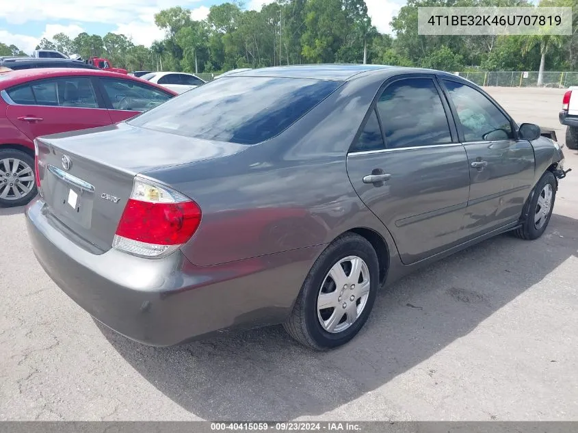 2006 Toyota Camry Std VIN: 4T1BE32K46U707819 Lot: 40415059