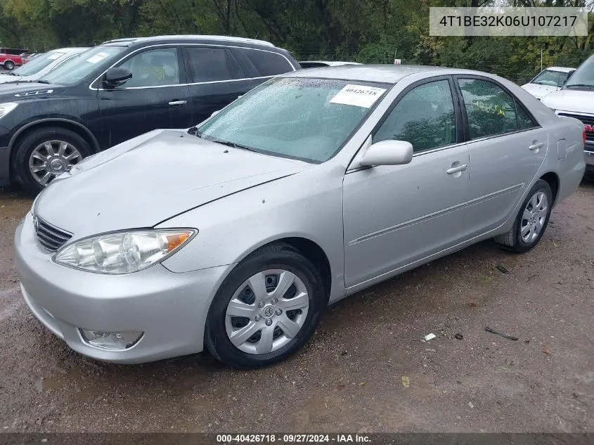 2006 Toyota Camry Xle VIN: 4T1BE32K06U107217 Lot: 40426718