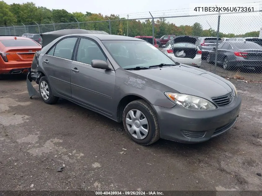 2006 Toyota Camry Le VIN: 4T1BE32K96U673361 Lot: 40439934