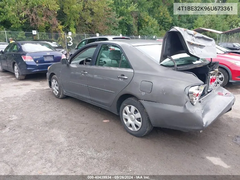 2006 Toyota Camry Le VIN: 4T1BE32K96U673361 Lot: 40439934