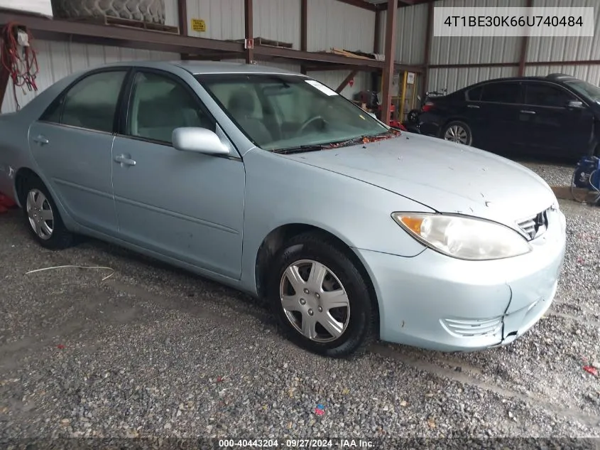 4T1BE30K66U740484 2006 Toyota Camry Le