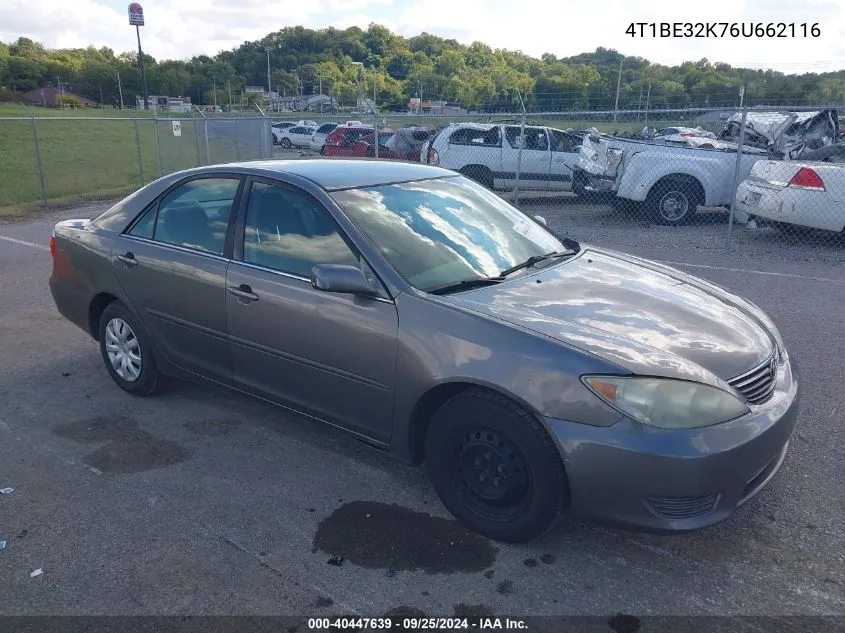 4T1BE32K76U662116 2006 Toyota Camry Le