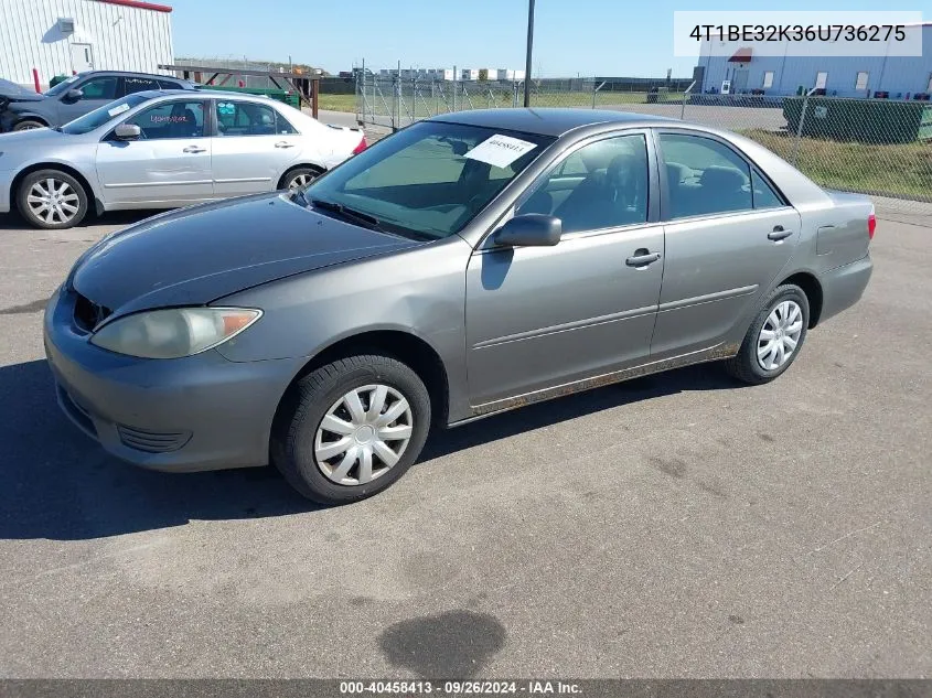 4T1BE32K36U736275 2006 Toyota Camry Le