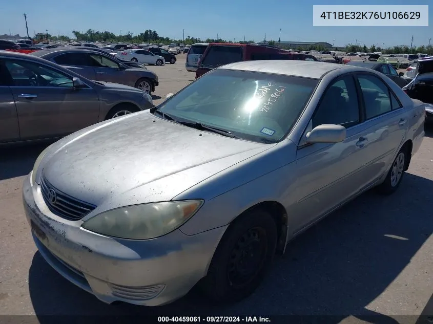 2006 Toyota Camry Le VIN: 4T1BE32K76U106629 Lot: 40459061