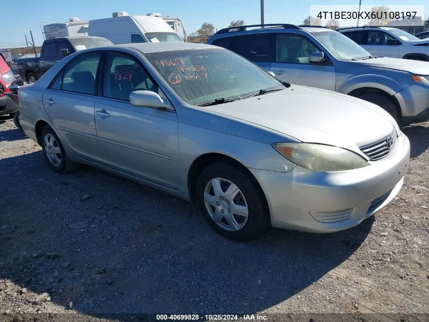 2006 Toyota Camry Le VIN: 4T1BE30KX6U108197 Lot: 40699828