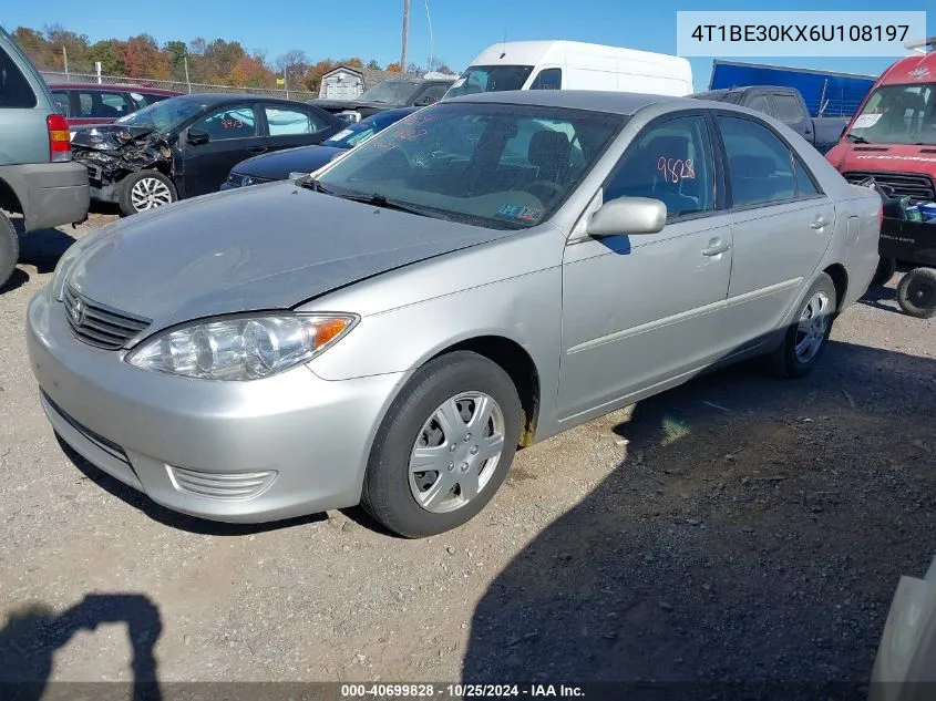 2006 Toyota Camry Le VIN: 4T1BE30KX6U108197 Lot: 40699828