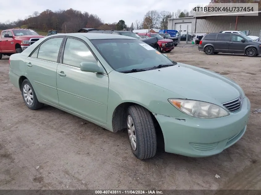 2006 Toyota Camry Le VIN: 4T1BE30K46U737454 Lot: 40743811