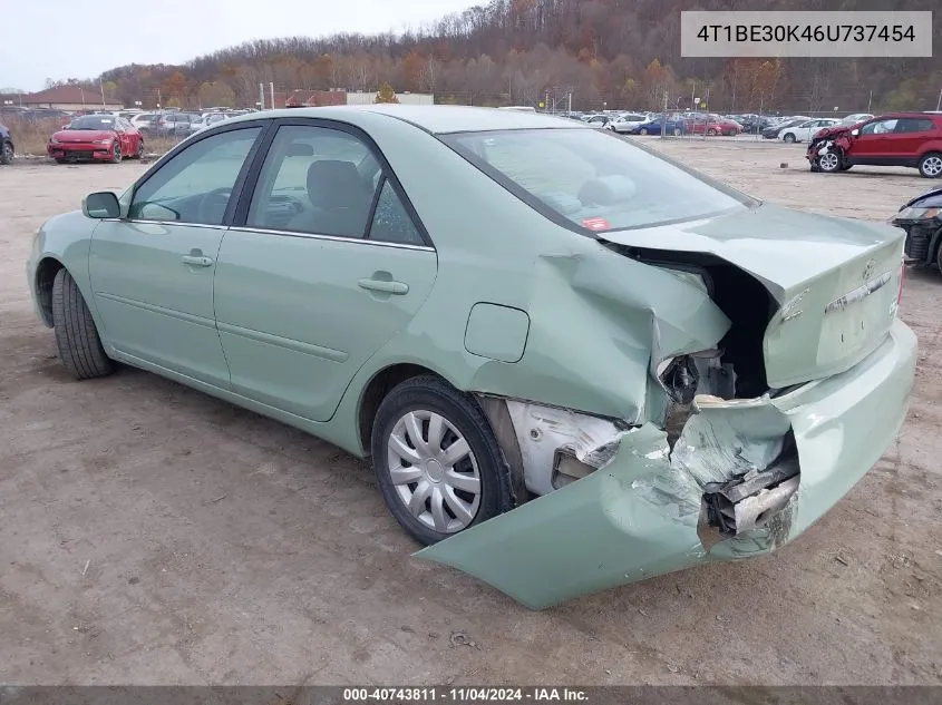 2006 Toyota Camry Le VIN: 4T1BE30K46U737454 Lot: 40743811