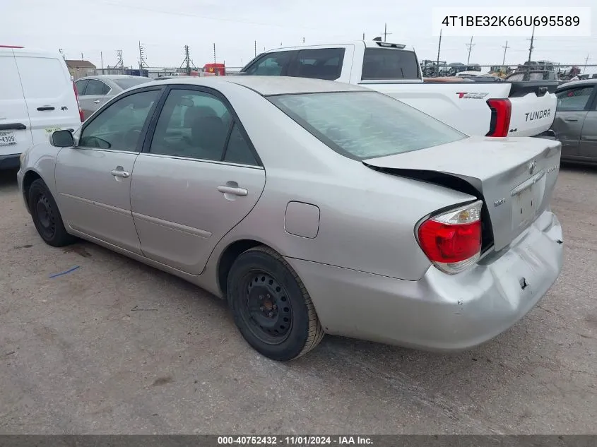 2006 Toyota Camry Le VIN: 4T1BE32K66U695589 Lot: 40752432