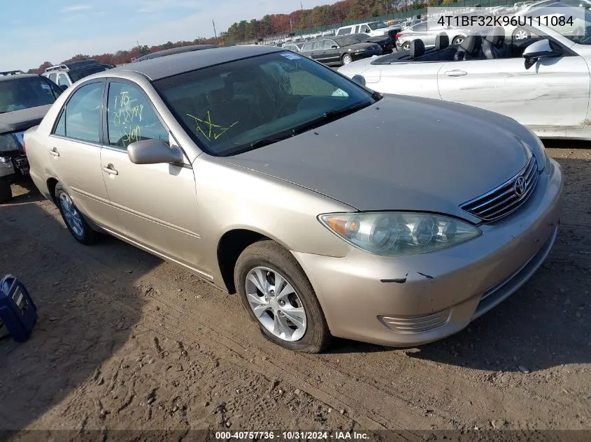 2006 Toyota Camry Le V6 VIN: 4T1BF32K96U111084 Lot: 40757736