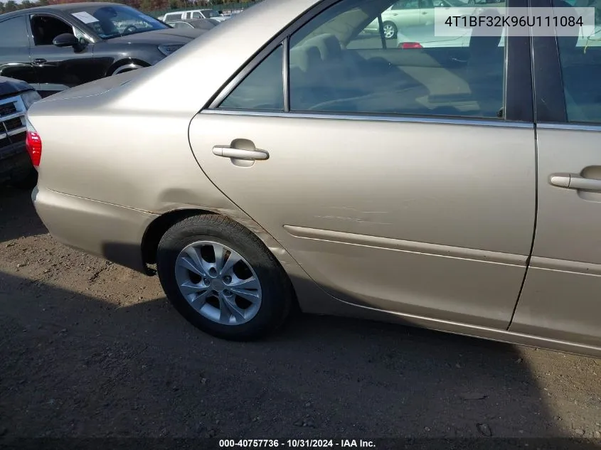 2006 Toyota Camry Le V6 VIN: 4T1BF32K96U111084 Lot: 40757736