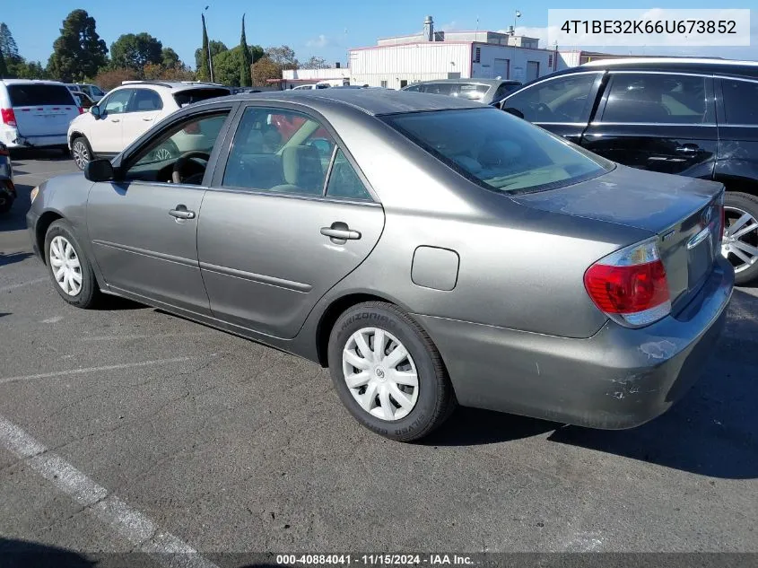 2006 Toyota Camry Le VIN: 4T1BE32K66U673852 Lot: 40884041