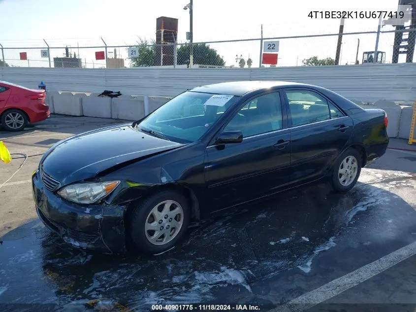 2006 Toyota Camry Std VIN: 4T1BE32K16U677419 Lot: 40901775