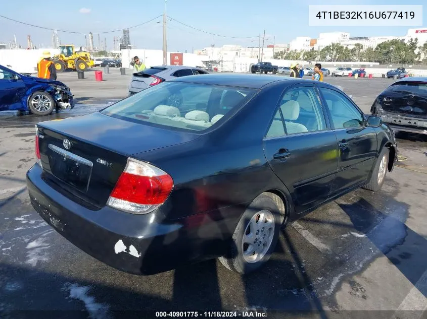 2006 Toyota Camry Std VIN: 4T1BE32K16U677419 Lot: 40901775