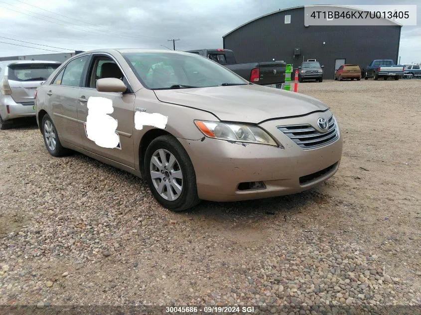 2007 Toyota Camry Hybrid VIN: 4T1BB46KX7U013405 Lot: 30045686