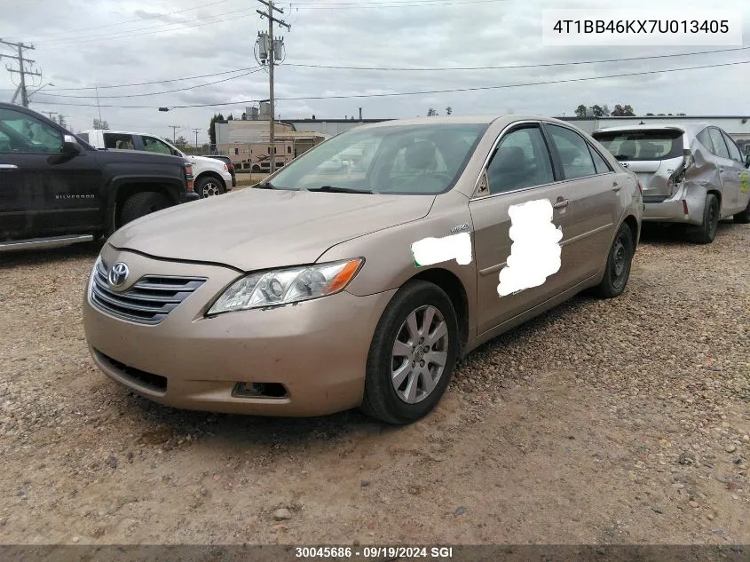 2007 Toyota Camry Hybrid VIN: 4T1BB46KX7U013405 Lot: 30045686