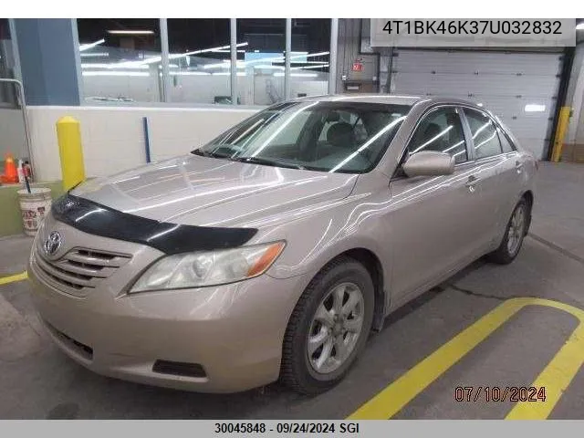 2007 Toyota Camry Le/Xle/Se VIN: 4T1BK46K37U032832 Lot: 30045848