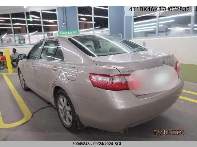 4T1BK46K37U032832 2007 Toyota Camry Le/Xle/Se