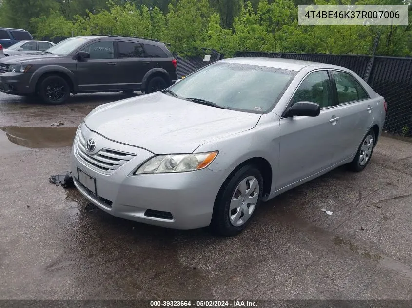 4T4BE46K37R007006 2007 Toyota Camry Le