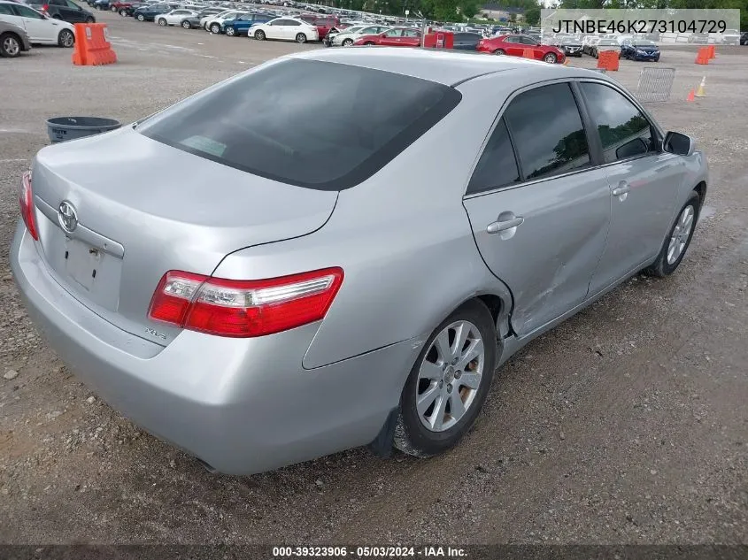 JTNBE46K273104729 2007 Toyota Camry Xle