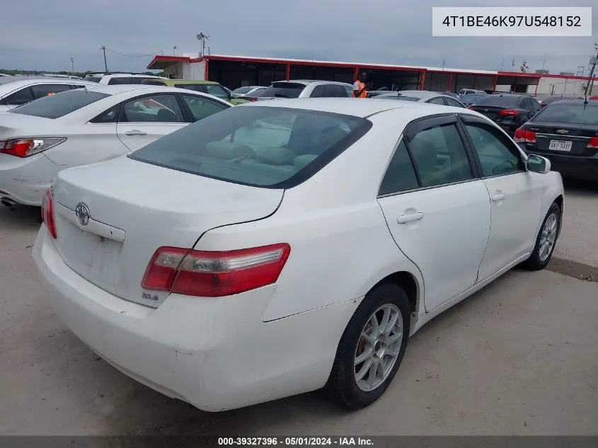 4T1BE46K97U548152 2007 Toyota Camry Le