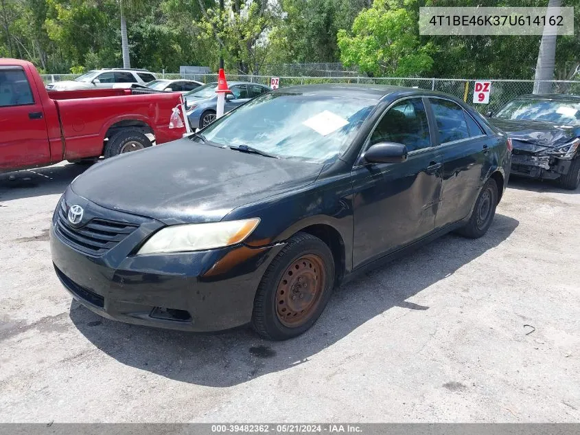 4T1BE46K37U614162 2007 Toyota Camry Le