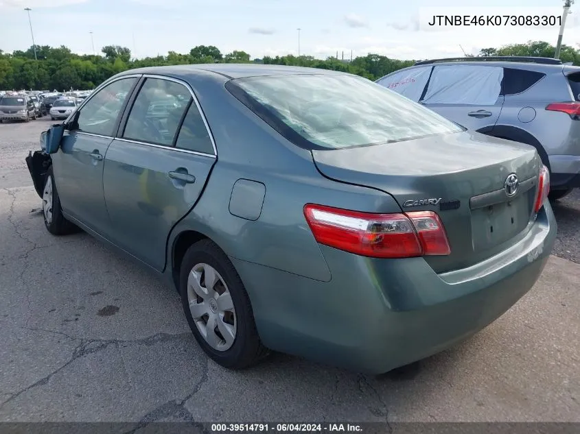 JTNBE46K073083301 2007 Toyota Camry Le