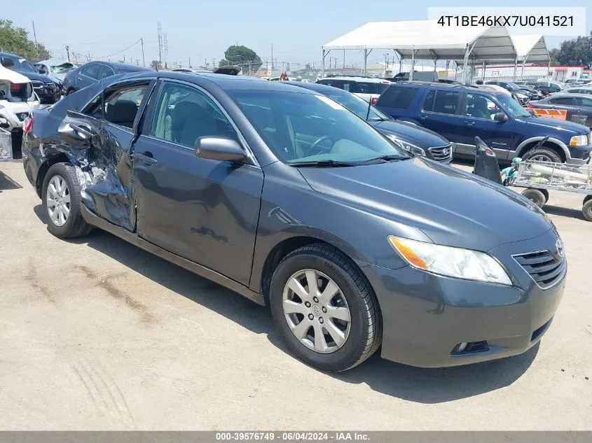 2007 Toyota Camry Xle VIN: 4T1BE46KX7U041521 Lot: 39576749