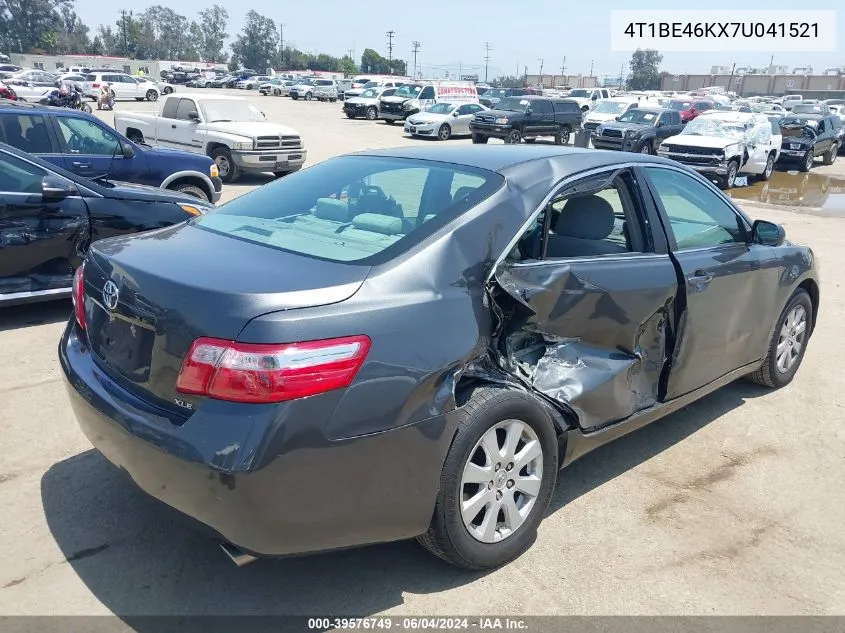 2007 Toyota Camry Xle VIN: 4T1BE46KX7U041521 Lot: 39576749