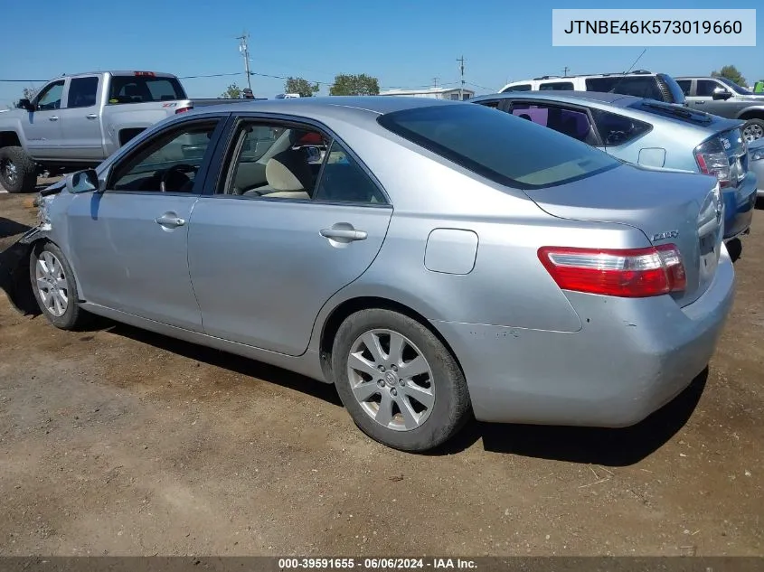 2007 Toyota Camry Xle VIN: JTNBE46K573019660 Lot: 39591655