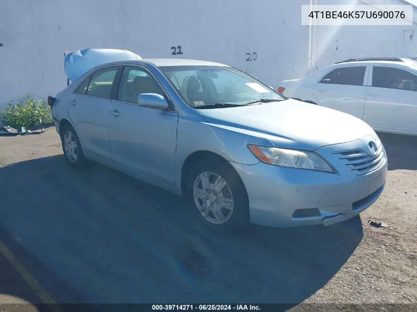 2007 Toyota Camry Le VIN: 4T1BE46K57U690076 Lot: 39714271