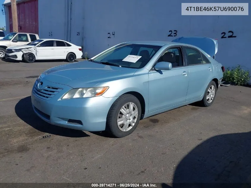 2007 Toyota Camry Le VIN: 4T1BE46K57U690076 Lot: 39714271