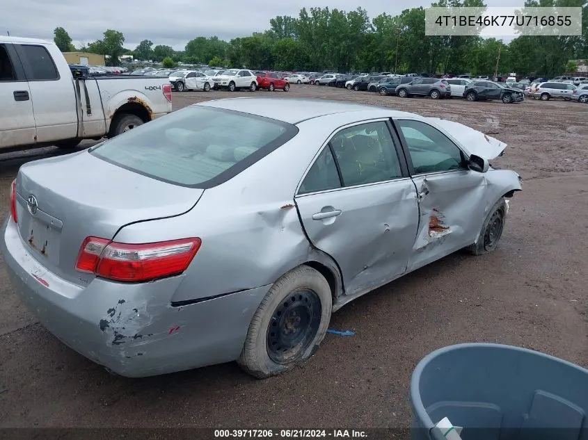 4T1BE46K77U716855 2007 Toyota Camry Le