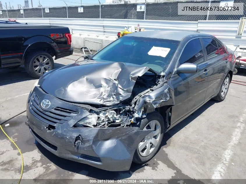 2007 Toyota Camry Le VIN: JTNBE46K673067734 Lot: 39717990