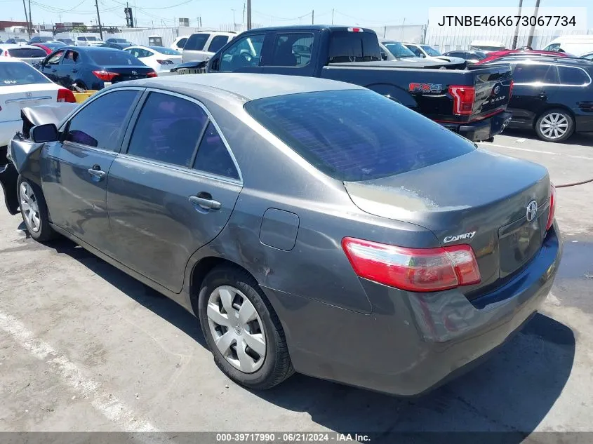 JTNBE46K673067734 2007 Toyota Camry Le