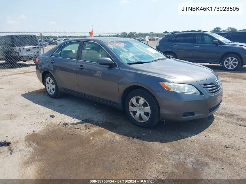 JTNBK46K173023505 2007 Toyota Camry Le V6