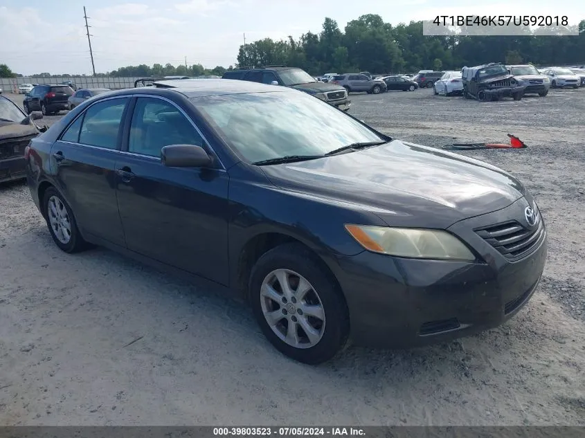 4T1BE46K57U592018 2007 Toyota Camry Le